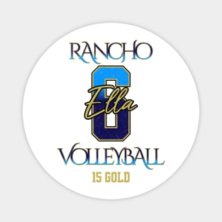 Ella #6 Rancho VB (15 Gold) - White Magnet